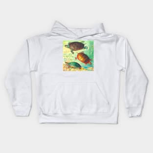 Turtles Turtles and Ocean Kids Hoodie